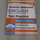 SBAC Test Prep: Grade 4 English Language Arts Literacy (ELA) Common Core Practice Book and Full-length Online Assessments: Smarter Balanced Study Guide (SBAC by Lumos Learning)