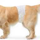Amazon Basics Male Dog Diapers, Ultra Absorbent Disposable Wrap with Wetness Indicator, Secure Fit, Leakproof and Breathable, Large, 30 Count