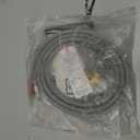 3 Prong Dryer Cord 6 FT, NEMA 10-30P to 3-Wire Appliance Cord, 30-Amp, 3 Wires with Eyelet Connectors, 10 Gauge Copper Wire, Grey Cable