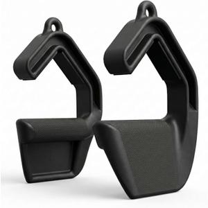 KENSUI Swissies V2 MAX  Ergonomic Neutral Grip Attachment for Pull Up Bars, Barbells, Resistance Bands & Cable Machines - for Back Training - 800lb Capacity (Pair)
