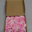 12 Pack Rose Hair Clip Flower 2.8'' Hairpin Floral Brooch Floral Hairclips Mexican Flowers Hairpin Party Supplies for Women Rose Hair Accessories Wedding Pack(Pink)