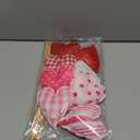 Thyle 8 Pcs Valentine's Day Heart Flower Picks Stuffed Fabric Heart on Sticks Plush Valentines Floral Picks for Flower Arrangement Centerpiece Vase Filler Wedding Table Decor(Red Pink Style)
