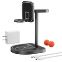 Charging Stand, Wireless Charger with Mini Basketball Hoop for iPhone 16/15/14/13/12 Pro Max, 5W Fast Charging for Apple Watch, AirPods