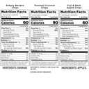 Bare Baked Crunchy, Fruit Variety Pack, 0.53 Ounce (Pack of 16) BBD: 12/02/26