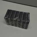 PATIKIL Black 12 Pcs 4" x 4" Large Canvas for Painting, Primed Cotton Blank Canvas for Acrylics, Oil, Watercolor Paints