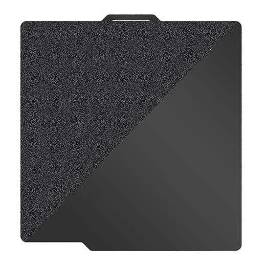 UniTak3D PEI Build Plate for Bambu Lab P2S/P1S/P1P/X1C/X1/X1E/A1 3D Printers,257x257mm Double Sided Smooth&Textured Heated Bed,Spring Steel Sheet,HighAdhesion Removable Flexible Printing Surface
