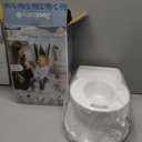 Jool Baby Real Feel 2-in-1 Potty with Wipes Storage, Flushing Sounds & Disposable Liners - Realistic Toilet - Easy to Clean & Assemble (Aqua)