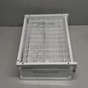 REALINN Under Sink Organizer, Pull Out Cabinet Organizer, 2 Tier Metal Slide Out Shelf with L Shaped Design, Under Cabinet Storage for Kitchen, Bathroom, Laundry, Deep Cabinet Shelf Storage, White