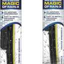 Rain-X 810162 Latitude 2-In-1 Water Repellent Wiper Blades, 24" and 20" Windshield Wipers (Pack Of 2), Automotive Replacement Windshield Wiper Blades With Patented Rain-X Water Repellency Formula