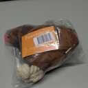 7" Squeaky Plush Toy for Puppies Small Dogs Self Etertainment Washable Soft Made [PET ONLY] (Brown Turkey)