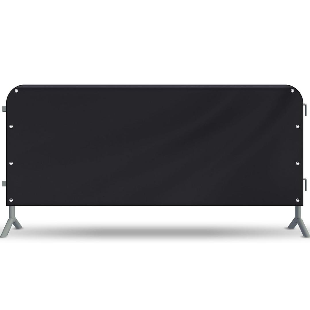 Tioncy 8.5 ft Crowd Control Barricade Jacket Cover for Event Setups Trade Shows Concerts Festivals Sporting Events(Barricade is Not Included)
