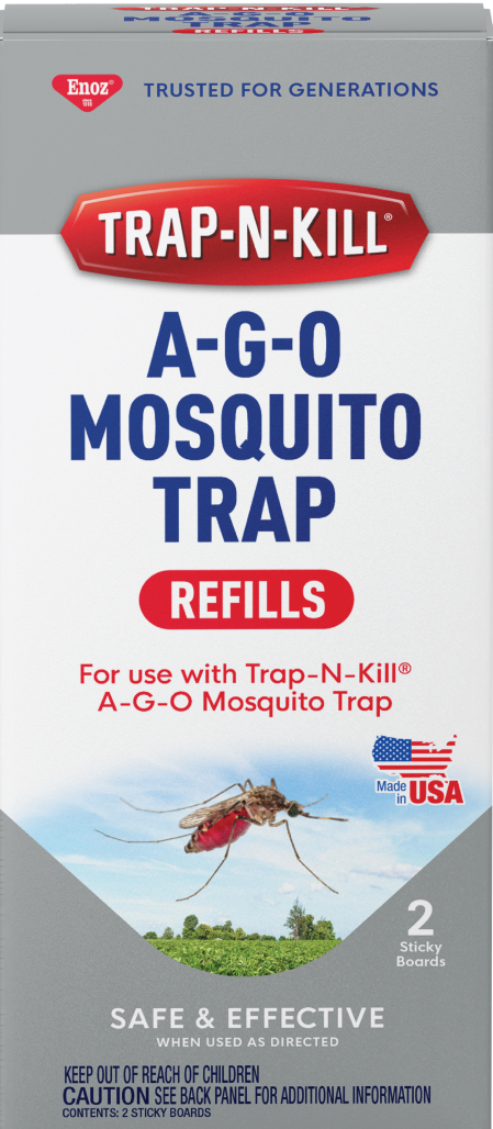 2 Pack Enoz Trap-N-Kill A-G-O Mosquito Trap Refills