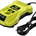Compatible with Ryobi 18V Battery Charger,P117 Charger Compatible with Ryobi 12V-18V One+ Lithium NiCad NiMh Battery P108 P107 P109