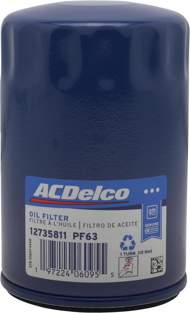ACDelco GM Original Equipment PF63 (12735811) Engine Oil Filter