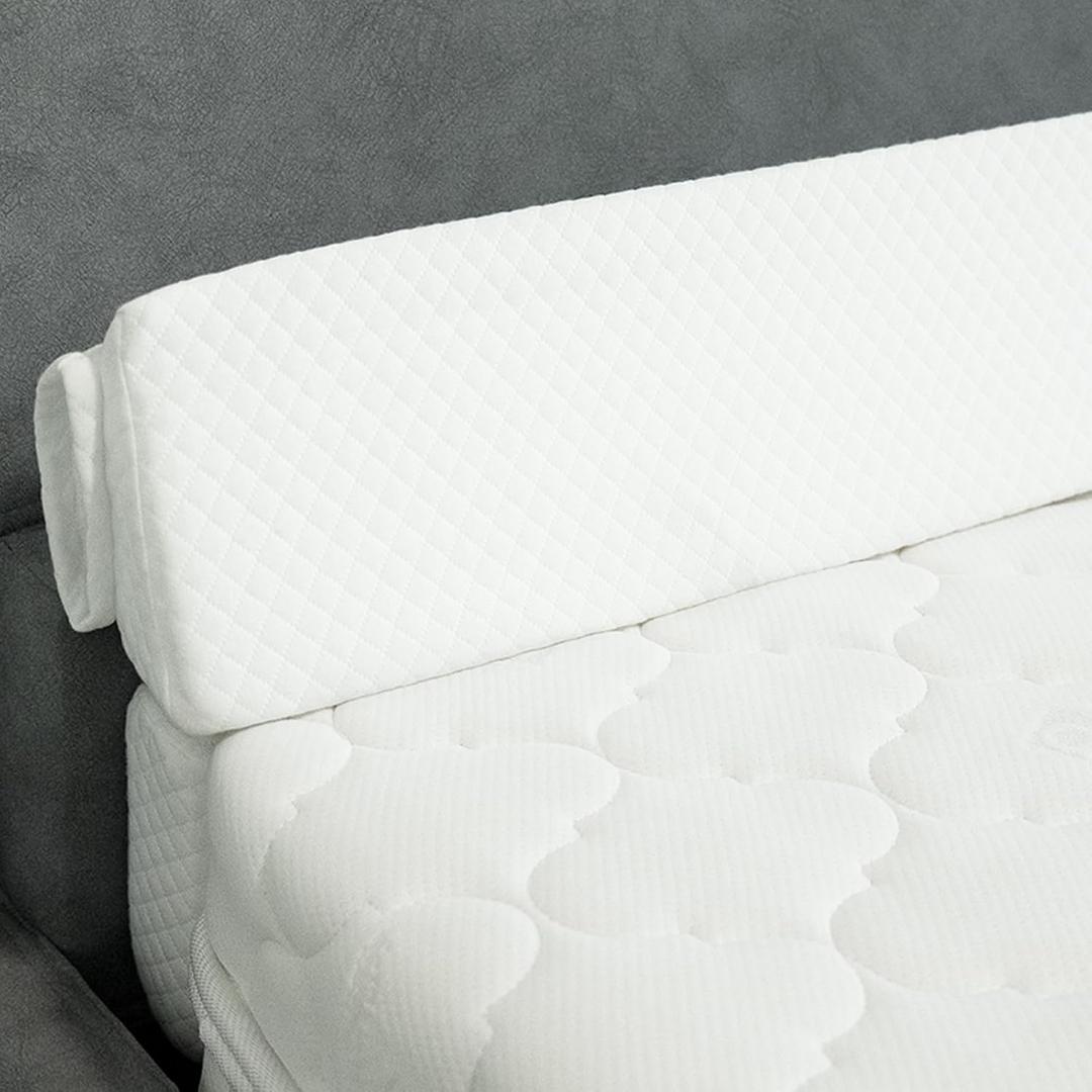 4 Modes Queen Size Wedge Pillow Headboard for Bed Gap, Foldable Bed Wedge Pillow Gap Filler, Mattress Gap Filler Long Pillow for Bed Triangle Pillow, Fill The Gap  Between Headboard and Mattress 6' x 1' 