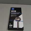Medline Elite Adult Stainless Steel Stethoscope, Black, High Acoustic Sensitivity