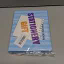 B1ykin Notebook Sticky Notes Stationery Set, 6Pcs Hardcover Ruled Journal Notebook with Planner Stickers, Neutral Pen Bookmarks Clips Birthday Gift for Office School Students (Coffee)