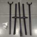 Elevon Hammock Stand, Heavy Duty Adjustable Steel Hammock, 9-Foot, 450-Pound Capacity, Weather Resistant and Easy to Assemble (Black)