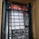 YATINEY Movable Bakers Rack, Microwave Stand with Charging Station, Kitchen Storage Rack with Hooks and Basket, Casters and Adjustable Feet, for Small Space, Kitchen, Dining Room, Black HB04UBB, 23.6"L x 15.7"W x 31.5"H