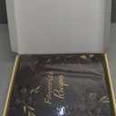 Recipe Binder with Plastic Sleeves, Full Page Cards and Dividers, Recipe Binder 8.5x11 3 Ring, Blank Recipe Book Binder to Write in Your Own Recipes (Black Floral)