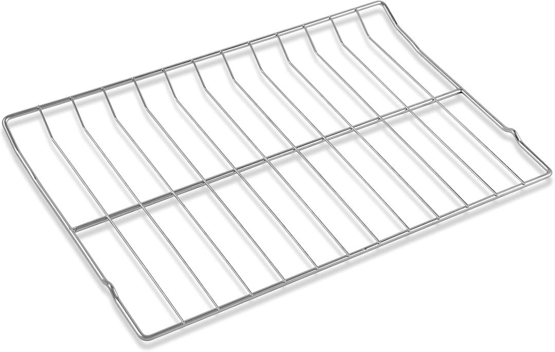 DG75-01001C Oven Rack Replacement Parts for Samsung Stove Oven Parts DG75-01001D 304 Stainless Steel Rack-Flat for Samsung Range Oven Parts NX58H9500WS NX60A6511SS 24 3/4 x 16 1/2 Oven Rack 1 Pack