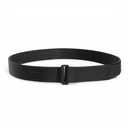 TACNEX Tactical EDC Belt w/Simple Metal Loop 1.5" Heavy Duty 2-Ply Nylon Stiff Gun Holster Belt for IWB OWB Conceal Carry Men Black L
