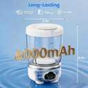 Mini Underwear Washing Machine, Portable Washing Machine, Upgrade 1.6L Foldable Mini Washer with 3 Modes, Rechargeable Laundry Machine for Socks, Bikinis,Baby Clothes, Travel, RV, Apartment
