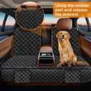 Dog Car Seat Cover for Back Seat Compatible with BMW X3 X5 X1 X2 X4 3 5 4 Series 328i 320i 330i 528i 540i Accessories 2000-2026, Waterproof Non-Slip Pet Bench Backseat Covers