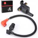 Ignition coil w/Wire Cap for Polaris Sportsman 450 HO 17-23 Ranger 500 2017-2022 ACE 500 2017-2019