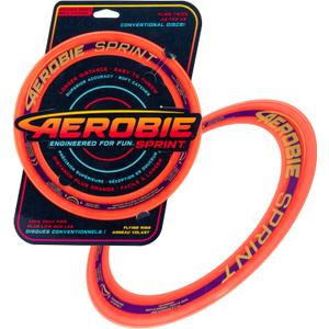 Aerobie 10 Inch Sprint Ring Outdoor Flying Disc - Colors May Vary, Assorted