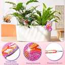 LINGFANG 10 Pcs Diamond Art Swaying in The Wind, Diamond Art Kits for Adults, High Flexibility Iron Garden Stakes Decor, Diamond Art Painting Crafts for Beginners, Woman Gift (Insects)