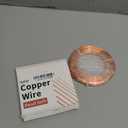 99.9% Soft Copper Wire, 12 Gauge/ 2 mm Diameter, 49.3 Feet / 15m, 1 Pound Pure Copper Wire, Jewelry Making Wire Craft Wire