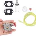 munirater Carburetor Carb Replacement for Troy Bilt TB35EC TB2044XP TB2040XP String Trimmer Remington RM430 Murray M2560 MS2550 MS2560 MS9900 Zama C1U-P27 Leaf Blower 753-06288
