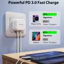 Gigastone iPhone Charger Fast ChargingApple MFi Certified, 35W USB C Charger + 5FT USB-C to Lightning Cable, Fast Charger iPhone 15/15 Ultra /14/14 Pro / 14 Pro Max/iPad/iPad mini/iPad Pro