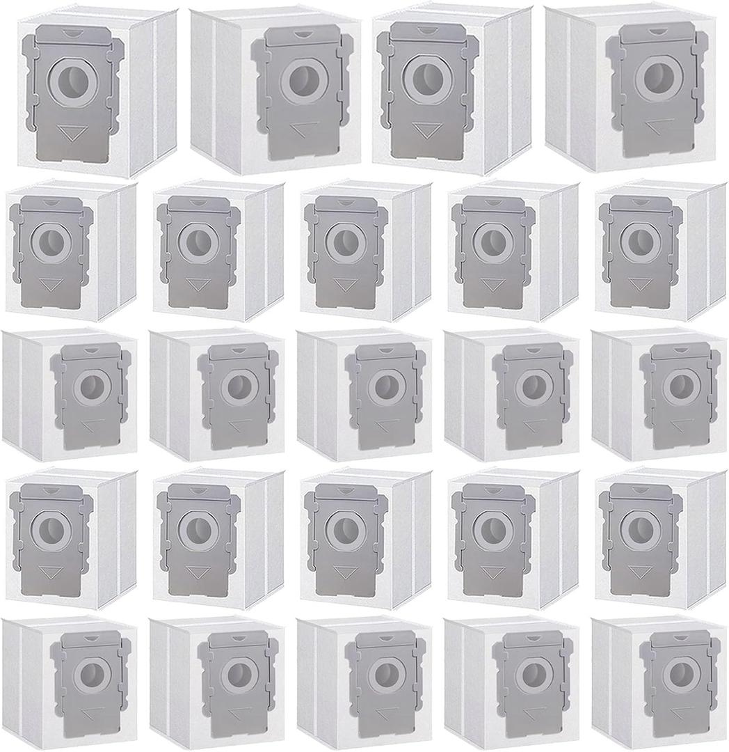 24 Pack Vacuum Bags Compatible with iRobot Roomba i7 i7+ i3 i3+ i8 i8+ j5+ i5+ i4 i4+ i1+ i6 i6+ j5+ j7 j7+ s9 s9 Plus Bags Automatic Dirt Disposal Bags