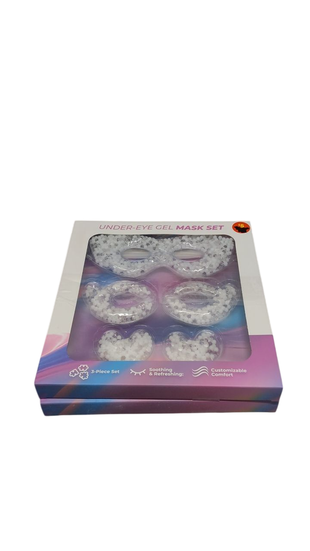 Under Eye Gel Mask 3Pc Set,Pack Of 2