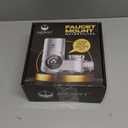 AQUSOFT Faucet Mount Water Filter - LED Sink Water Filter | 99% Filtration New 2.0 Filter Element| Removes Impurities | Tap Water Purifier Fits Standard Faucets - Includes 1 Filter