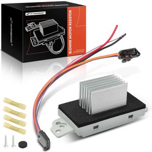 A-Premium HVAC Blower Motor Resistor Kit with Harness Compatible with Chevrolet, GMC, Buick, Cadillac & Olds Vehicles - Silverado, Sierra, Escalade, Tahoe, Yukon, Suburban - Replace# 89018778