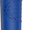 Under Armour 24Oz Stainless Steel Water Bottle, Insulated, Carabiner Easy Carry Hook, Leak Proof, Kids & Adults, All Sports, Gym (Blue, L)