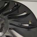 Wheel Hubcap, Black,1 pcs, 20.12 in