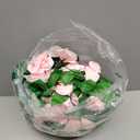 10PCS Fake Rose Garland, 7.5Ft Artificial Vines Flowers Hanging Rose Vine forfor Table Wedding Backdrop Arch Wall Party Mantle Festival Decor (Pink)