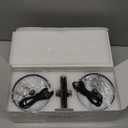 KDG 2 Pack Cordless Table Lamp, Portable LED Desk Lamps, 5000mAh Battery Operated, 3 Color Stepless Dimming Up, for Restaurant, Bedroom, Outdoor Camping, Coffee Shop, Night Light, Rechargeable (Black)