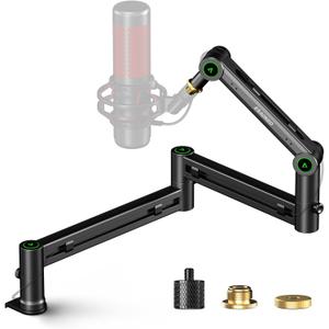 Microphone Arm,Aokeo AK-58i Desk Low Profile Mic Boom Arm Stand,Suitable For Blue Yeti,Snowball iCE,HyperX QuadCast,SoloCast,Elgato Wave,Etc
