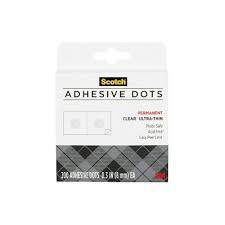 3M Scotch Adhesive DOTS 010-200UT-CFT, Clear (00051141920177) (36/Each)