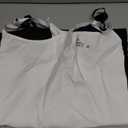 AURUZA Women's Shapewear Tummy Control Scoop Neck Camisole Tops for Women Seamless Compression Tank Top Regular and Plus Size (X-Large, Black+white)