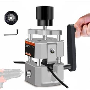 Manual Wire Stripper Machine, 0.08"-1" Hand Crank or Drill Powered Quick Cable Wire Stripper Tool, 2-in-1 Handheld Small Wire Peeler for Scrap Copper Wire Recycling