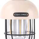 Crazy Power Camping Lantern Rechargeable LED Camping Light Premium Vintage Light 4500 mAh High Capacity Dimmable 3 Light Modes Waterproof for Camping Hiking Fishing Power Outages (CPG100 Apricot)