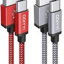 DDIYYI USB C Cable 6ft, 2-Pack USB to USB C Fast Charging Cable Braided Charger Cord for iPhone 17 Air 17 16 Pro Max, Samsung, Pixel 9