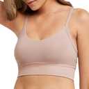 Maidenform Women's M Seamless Crop Tank Wireless Bralette, Long-Line Cropped Pullover Bra