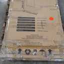 WOODBRIDGE MBSDC 6062-C Frameless Bathtub Shower Doors 56-60" Width x 62" Height with 3/8"(10mm) Clear Tempered Glass in Polished Chrome Finish